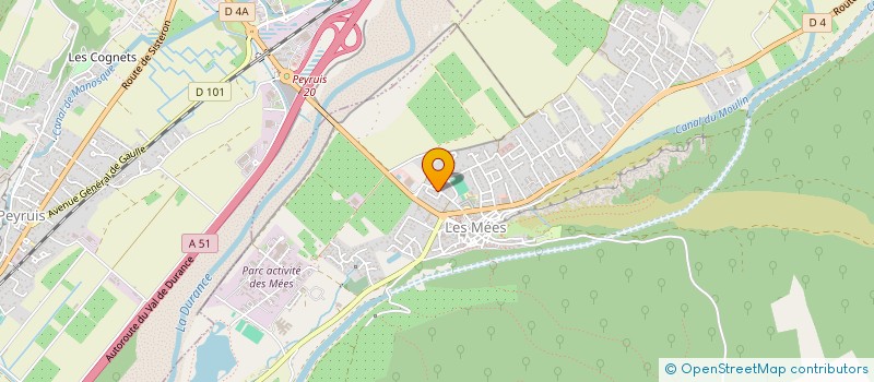 localisation de l'entreprise SECURIGARD PREVENTION ET SECURITE à LES MEES