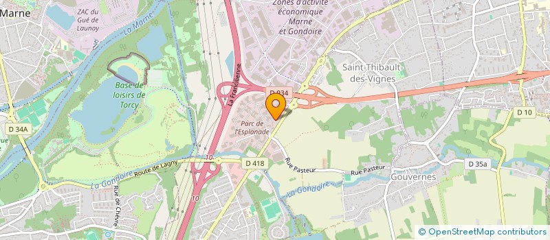 localisation de l'entreprise SECURIGARDE à SAINT-THIBAULT-DES-VIGNES