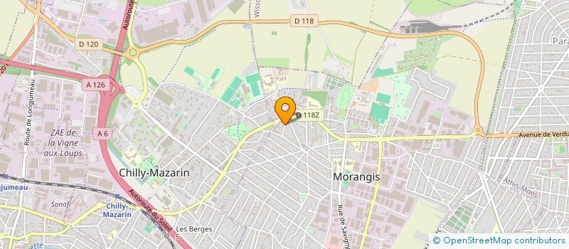 localisation de l'entreprise SECURIGAZ PREVENTION  MORANGIS