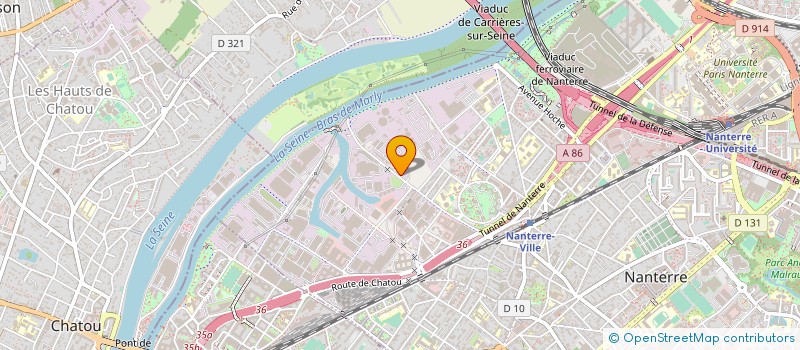 localisation de l'entreprise SECURIGER à NANTERRE