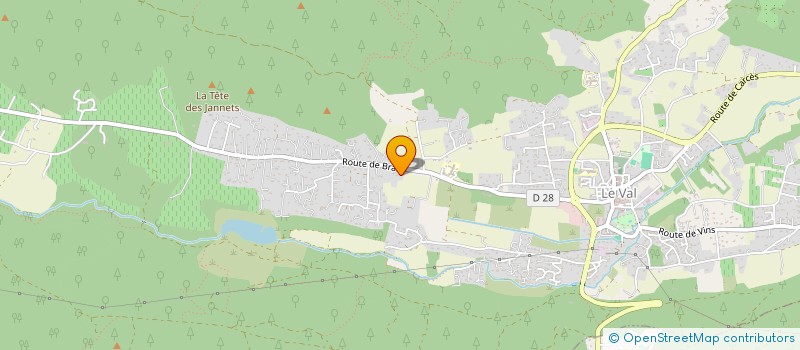 localisation de l'entreprise SECURIGUARD  LE VAL