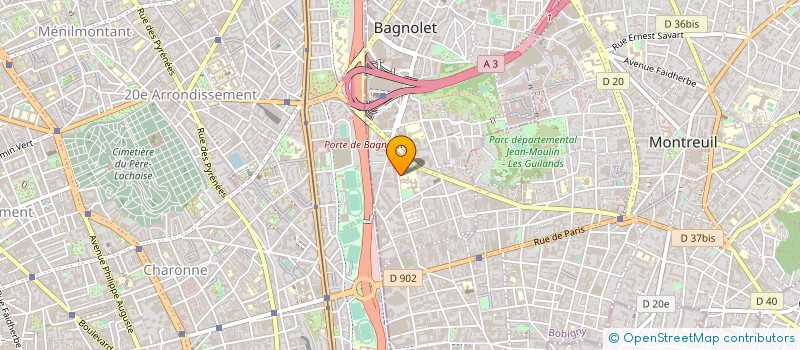 localisation de l'entreprise SECURILIIYA à BAGNOLET