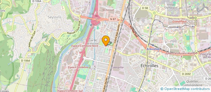 localisation de l'entreprise SECURILIS à ECHIROLLES