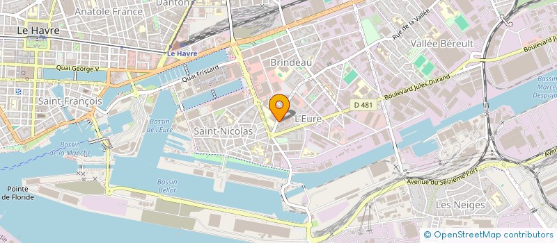 localisation de l'entreprise SECURILOG à LE HAVRE