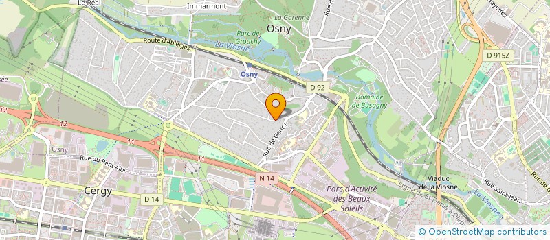 localisation de l'entreprise SECURINAS EURL à OSNY