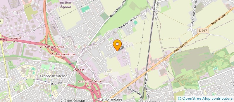localisation de l'entreprise SECURIPARK à LOISON-SOUS-LENS