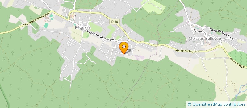 localisation de l'entreprise SECURIPARK à REGUSSE