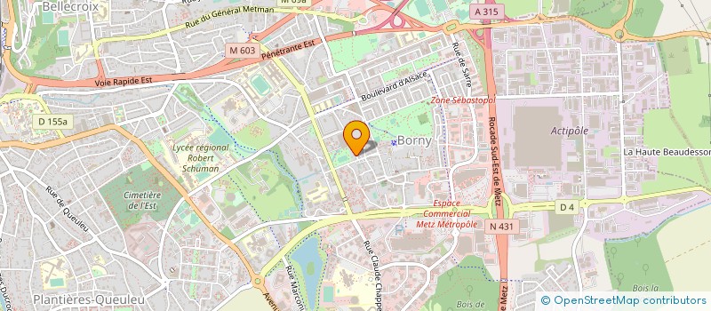 localisation de l'entreprise SECURIPOLES à SAINT-JULIEN-LES-METZ