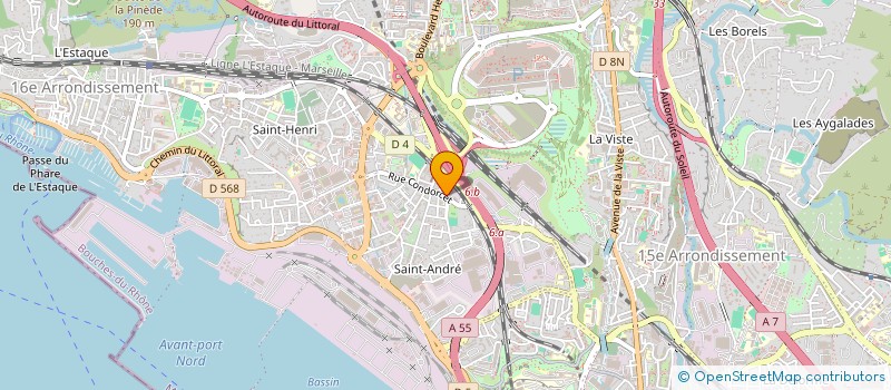 localisation de l'entreprise SECURIPRO 13 à MARSEILLE