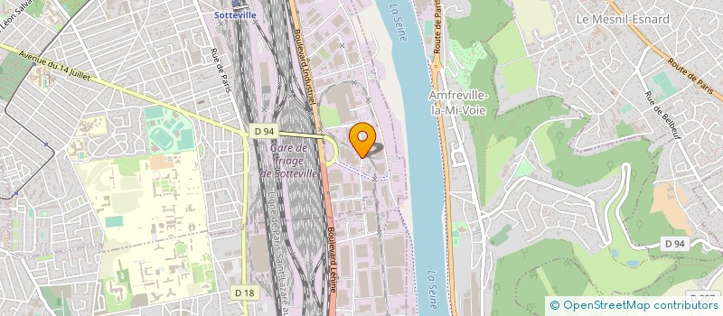 localisation de l'entreprise SECURIPRO 76 à SOTTEVILLE-LES-ROUEN