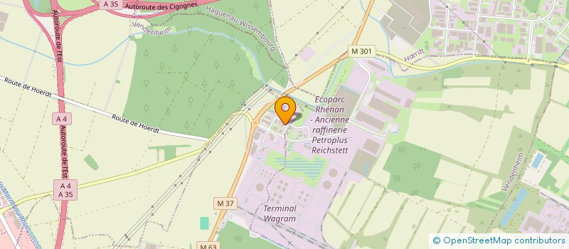 localisation de l'entreprise SECURIS ELECTRONICS à REICHSTETT