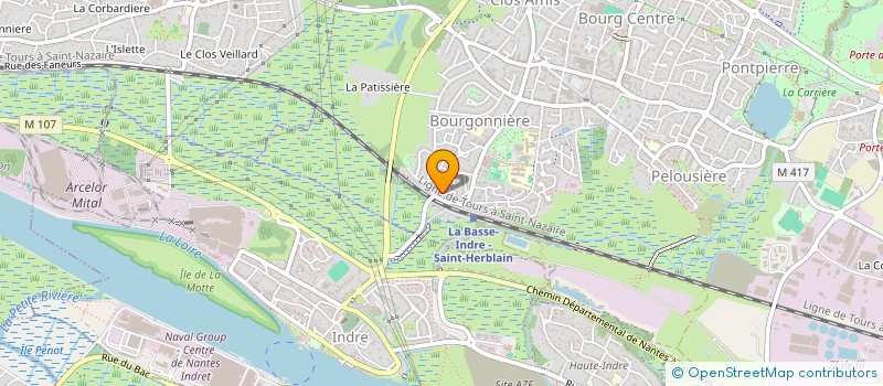 localisation de l'entreprise SECURISATION EVENEMENTS NANTES SIGNALEURS 44 à ST-HERBLAIN