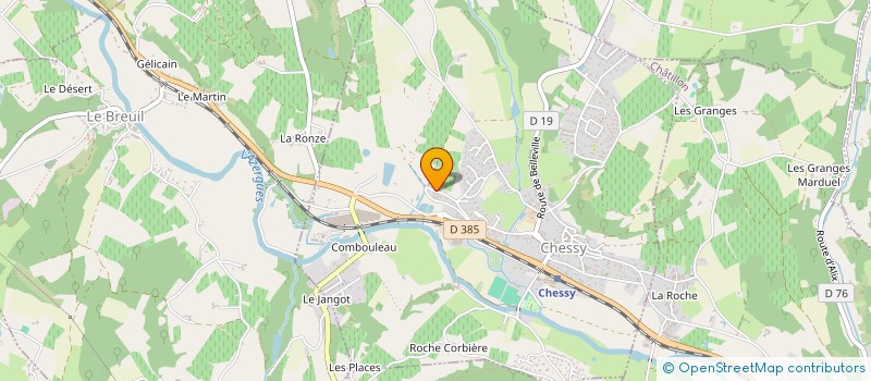 localisation de l'entreprise SECURISE TOIT à CHESSY