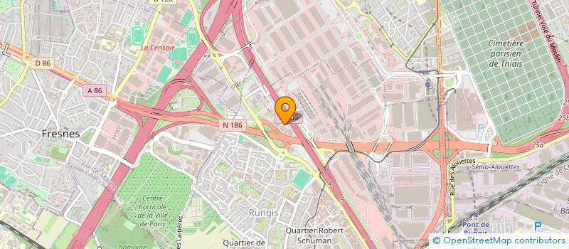 localisation de l'entreprise SECURISPACE GESTION à RUNGIS