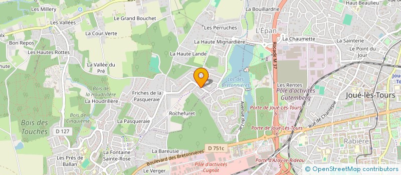 localisation de l'entreprise SECURIT POSE à BALLAN-MIRE