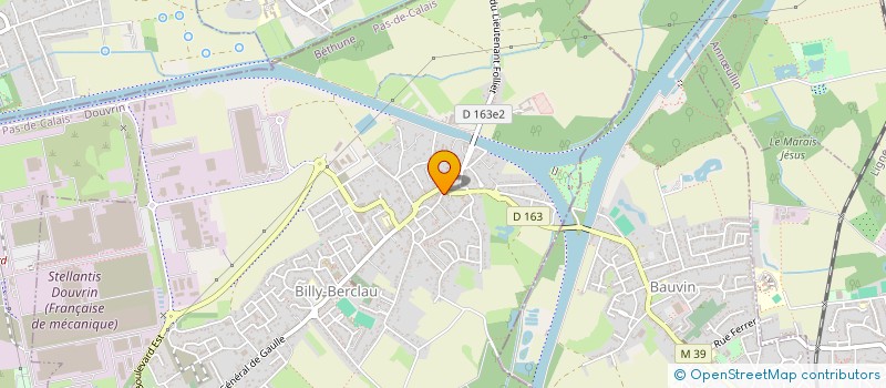 localisation de l'entreprise SECURITE 3000  BILLY-BERCLAU