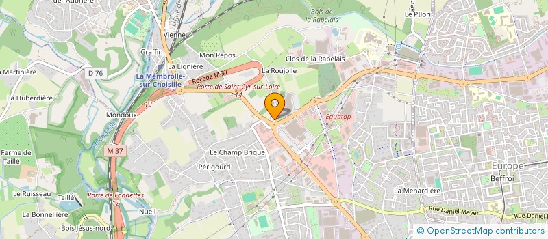 localisation de l'entreprise SECURITE 37 à SAINT-CYR-SUR-LOIRE