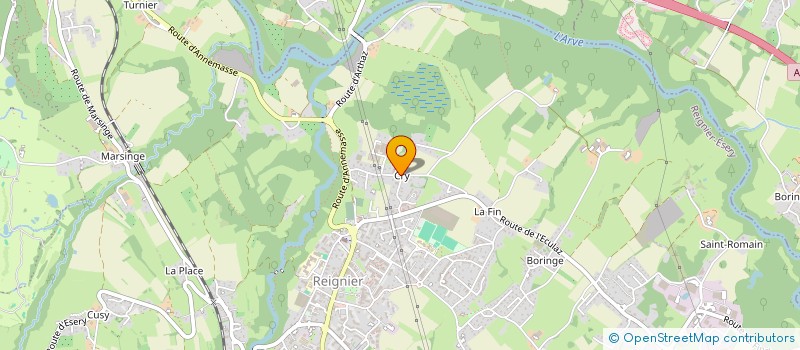 localisation de l'entreprise SECURITE 74 à REIGNIER-ESERY