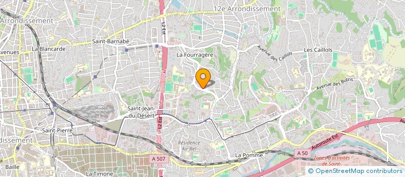 localisation de l'entreprise SECURITE + à MARSEILLE