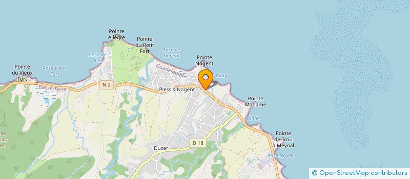 localisation de l'entreprise SECURITE A DOMICILE (TELE-SECOURS) à SAINTE-ROSE
