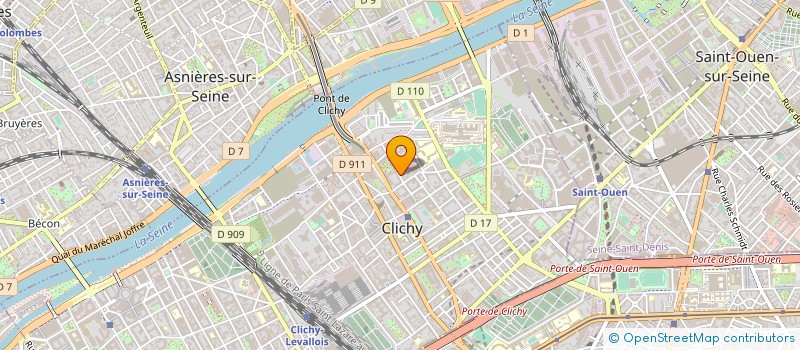 localisation de l'entreprise SECURITE ASSISTANCE GARDIENNAGE SURVEILLANCE à CLICHY