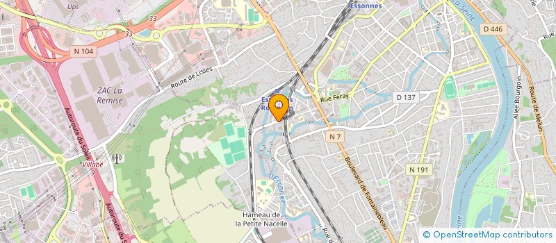 localisation de l'entreprise SECURITE AUTOMATISME CONTROLE D ACCES à CORBEIL-ESSONNES