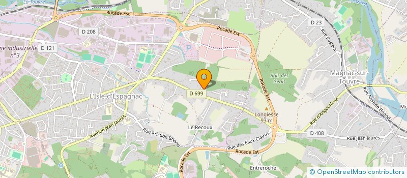 localisation de l'entreprise SECURITE AVENIR  L'ISLE-D'ESPAGNAC