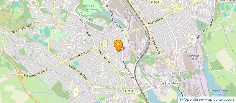 localisation de l'entreprise SECURITE B.T.P. à LE CREUSOT