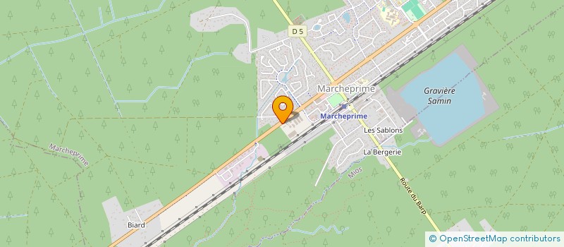 localisation de l'entreprise SECURITE BASSIN  MARCHEPRIME