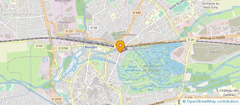 localisation de l'entreprise SECURITE CENTRE  BOURGES