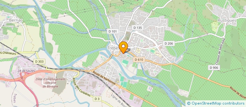 localisation de l'entreprise SECURITE CONSEIL SERVICE à TREBES