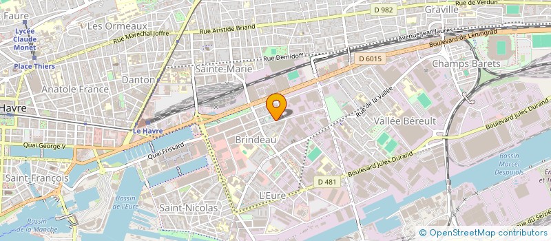 localisation de l'entreprise SECURITE CONTROLE LE HAVRE  LE HAVRE