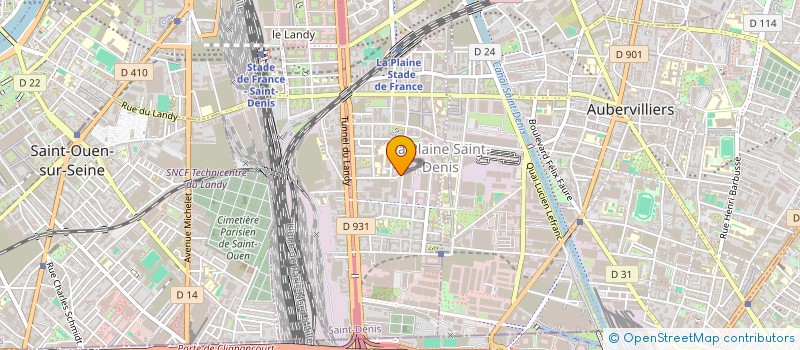 localisation de l'entreprise SECURITE DE L'ILE DE FRANCE à SAINT-DENIS