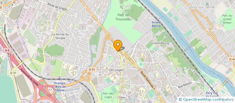 localisation de l'entreprise SECURITE DIRECTE DES INCONTOURNABLES à EVRY-COURCOURONNES