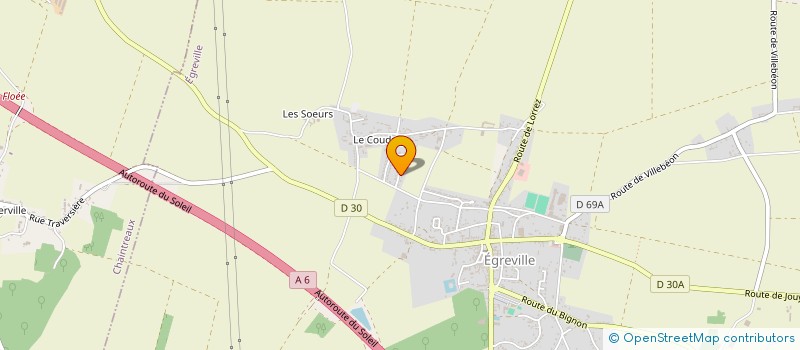 localisation de l'entreprise SECURITE EQUIPEMENT ET FOURNITURES INDUSTRIELLES à EGREVILLE