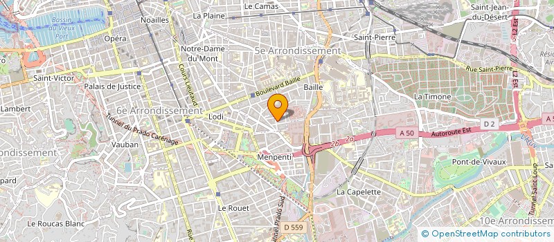 localisation de l'entreprise SECURITE ET SURVEILLANCE PRIVEE à MARSEILLE