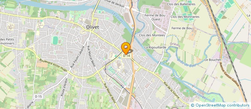 localisation de l'entreprise SECURITE ET TELECOM DU CENTRE  OLIVET