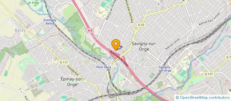 localisation de l'entreprise SECURITE ETUDES PROTECTION à SAVIGNY-SUR-ORGE