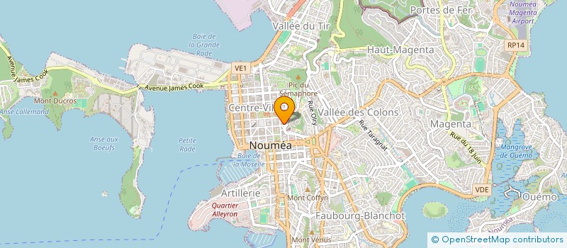 localisation de l'entreprise SECURITE FORMATION  NOUMEA