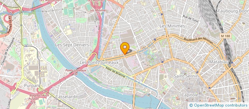 localisation de l'entreprise SECURITE FRANCE GARDIENNAGE 31 à TOULOUSE