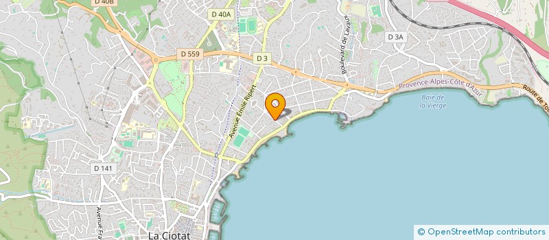 localisation de l'entreprise SECURITE + G  LA CIOTAT