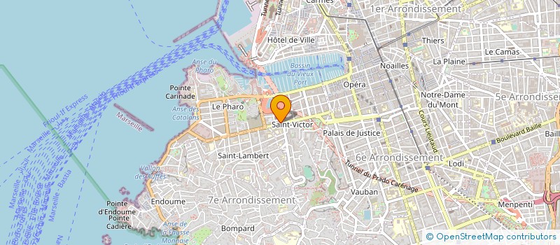 localisation de l'entreprise SECURITE GARDES 2000 à MARSEILLE