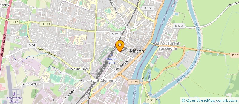 localisation de l'entreprise SECURITE GARDIENNAGE EUROPEEN  MACON