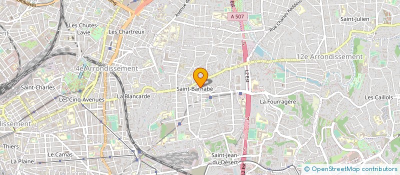 localisation de l'entreprise SECURITE GARDIENNAGE PREVENTION à MARSEILLE