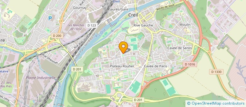 localisation de l'entreprise SECURITE GARDIENNAGE SERVICES à CREIL