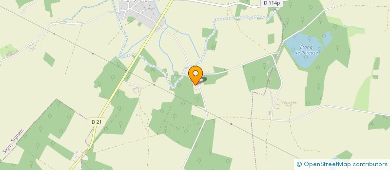 localisation de l'entreprise SECURITE GARDIENNAGE SOUFFLET  SIGNY-SIGNETS