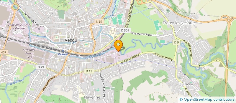 localisation de l'entreprise SECURITE GARDIENNAGE SURVEILLANCE SAGE  VESOUL