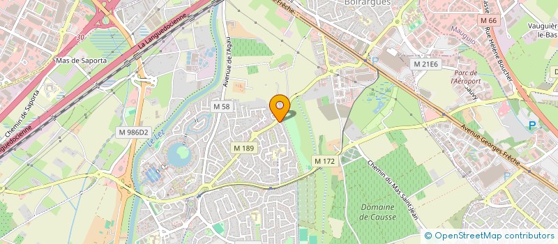 localisation de l'entreprise SECURITE GENERALE à LATTES