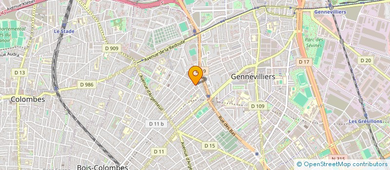 localisation de l'entreprise SECURITE GENERALE KOLE à ASNIERES-SUR-SEINE