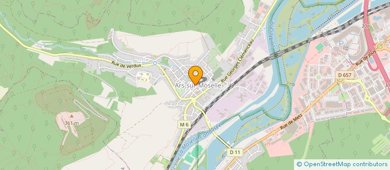 localisation de l'entreprise SECURITE INCENDIE DE L'EST à ARS-SUR-MOSELLE